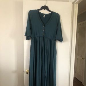 Wren & Ivory Maxi Dress (baby bump friendly)